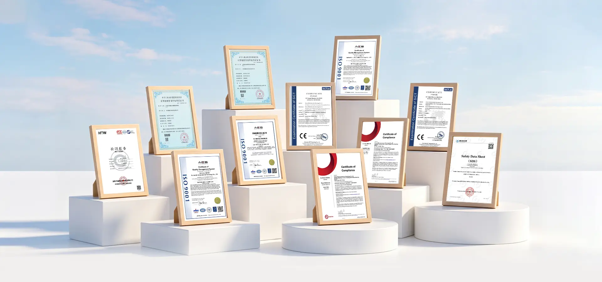 ISO 9001 & CE -sertifioitu valmistaja Kiinassa